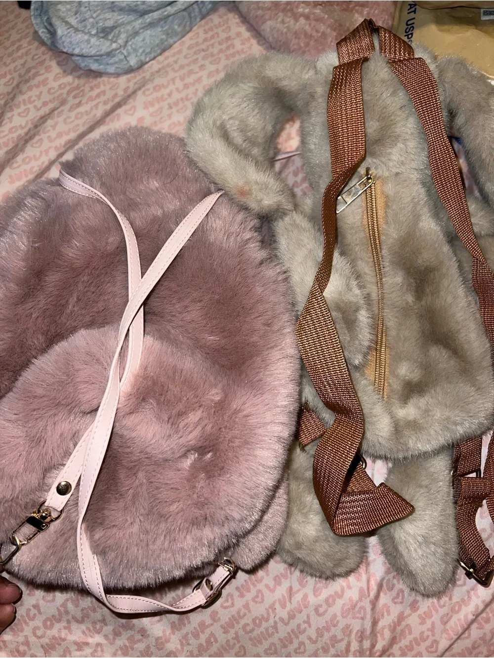Mini furry friends backpacks